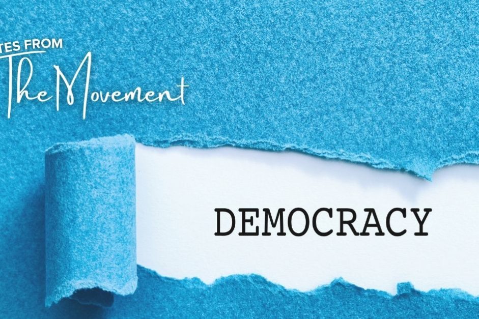 Violence is a Betrayal of Democracy